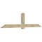 Ekena Millwork Eugene Rough Sawn Timber Gable Bracket, Douglas Fir, 108"W x 27"H x 4"D x 6"F, 6/12 Pitch GBW108X27X0406EUG00RDF - alternate 3